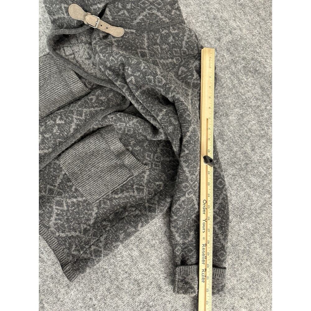 Chiaramente Sweater Women Cardigan Large Open Jacket Pullover Italy Wool A7 - Picture 10 of 10